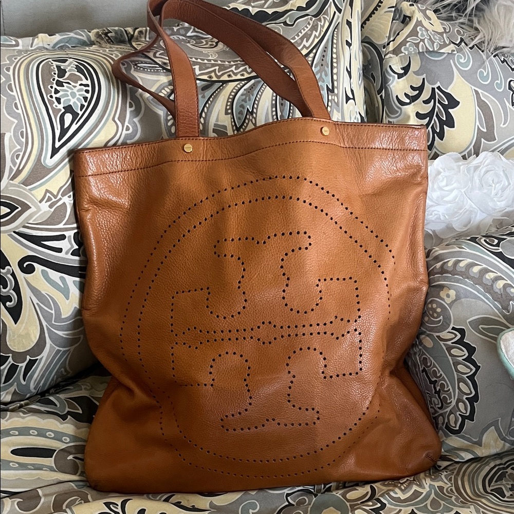 Tory Burch Tan Leather Tote